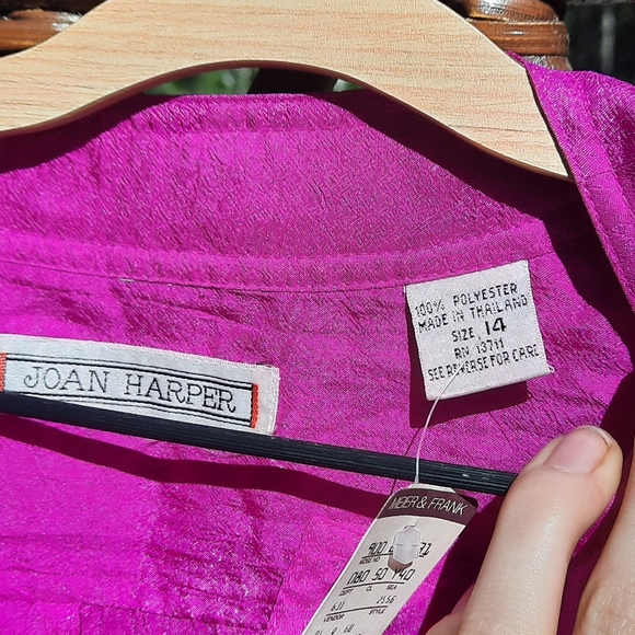 🌟3/50 🆕️ Joan Harper Vintage 90s Blouse - Picture 6 of 15